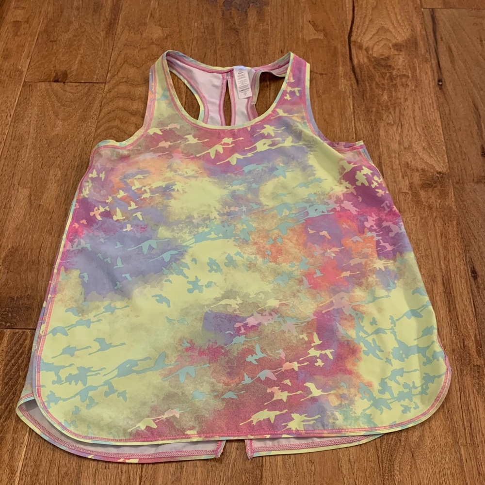 Ivivva Birds Pastels Tank Top-Size 14